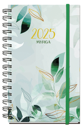 AGENDA ANUAL 2025 LIEBANA COLORS HOJAS SV