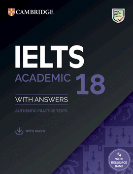 IELTS 18 ACADEMIC STUDENT'S BOOK WITH ANSWERS WITH AUDIO WITH RESOURCE BANK