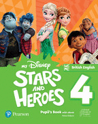 MY DISNEY STARS AND HEROES BRITISH EDITION LEVEL 4 PUPIL'S BOOK WITH EBO