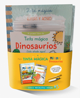 PACK TINTA MGICA: MQUINAS Y DINOSAURIOS