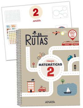 MATEMTICAS 2. RUTAS. (INCLUYE MATERIAL MANIPULATIVO)