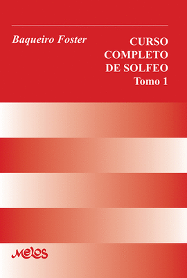 BA12864 - CURSO COMPLETO DE SOLFEO. TOMO PRIMERO